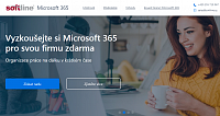 Промо-страница 365.softline.cz, адаптация для региона Чехии