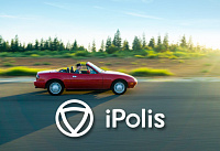 Лендинг для заявки на оформление страховки ОСАГО «iPolis»